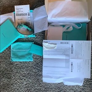 Tiffany and co dog collar. Size medium